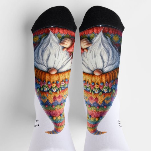 Schattige Ik ben Een Oude Gnome Verjaardag en Funn Sokken (Top)