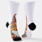 Schattige Ik ben Een Oude Gnome Verjaardag en Funn Sokken (Gebogen)