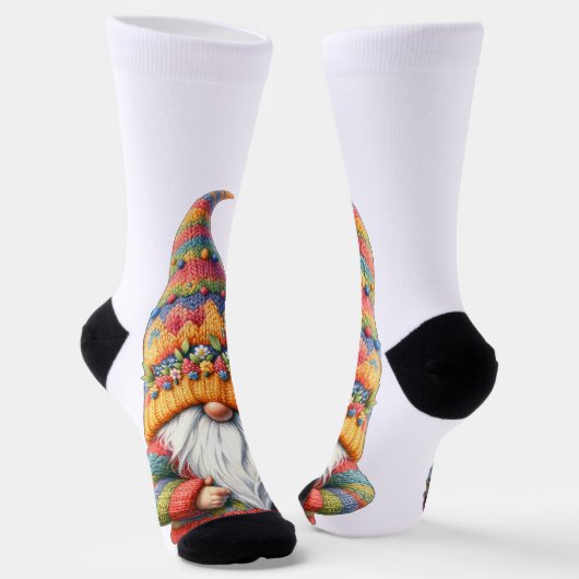 Schattige Ik ben Een Oude Gnome Verjaardag en Funn Sokken (Gebogen)