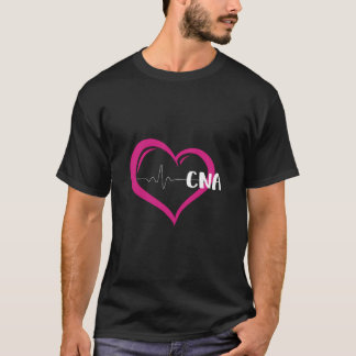 Schattige Ik hou ervan om een CNA gecertificeerde T-shirt