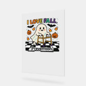 Schattige Ik hou van Herfst Preventie Fysiotherapi Acryl Bord (Hoek)