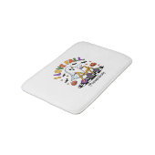 Schattige Ik hou van Herfst Preventie Fysiotherapi Badmat (Gekanteld)