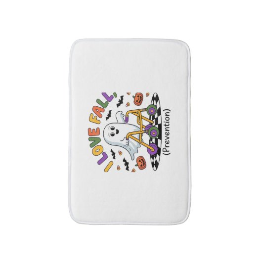 Schattige Ik hou van Herfst Preventie Fysiotherapi Badmat (Voorkant Verticaal)