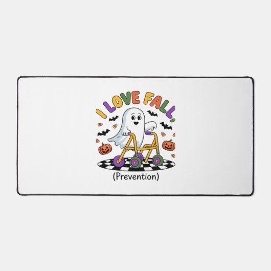 Schattige Ik hou van Herfst Preventie Fysiotherapi Bureaumat (Voorkant)