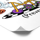 Schattige Ik hou van Herfst Preventie Fysiotherapi Poster (Hoek)