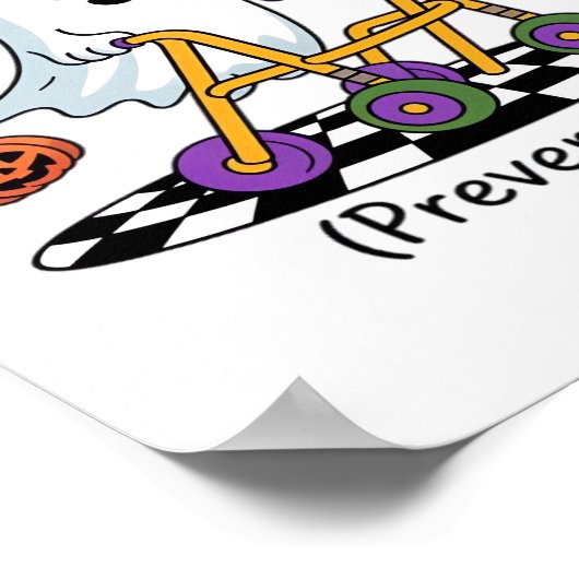 Schattige Ik hou van Herfst Preventie Fysiotherapi Poster (Hoek)