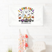 Schattige Ik hou van Herfst Preventie Fysiotherapi Spandoek (Insitu)