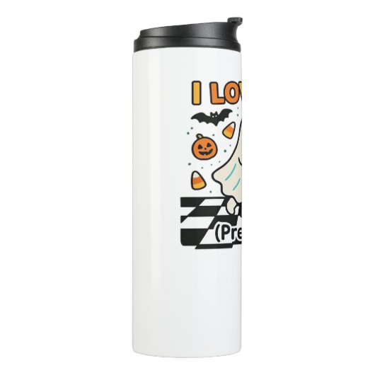 Schattige Ik hou van Herfst Preventie Fysiotherapi Thermosbeker (Gedraaid links)