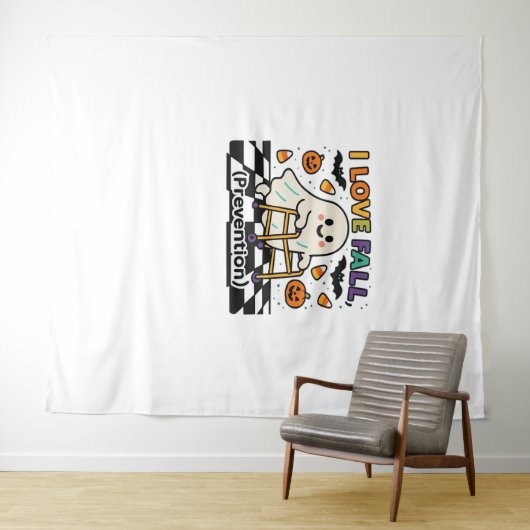 Schattige Ik hou van Herfst Preventie Fysiotherapi Wandkleed (In Situ (horizontaal))