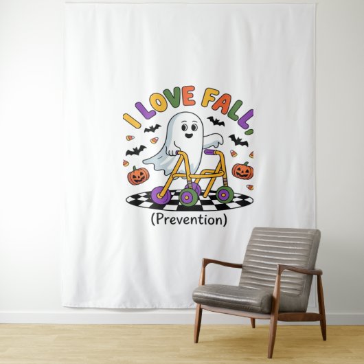 Schattige Ik hou van Herfst Preventie Fysiotherapi Wandkleed (In situ)