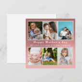 Schattige IK HOU VAN JE MAM Happy Mother Day Fotoc Feestdagenkaart (Voorkant / Achterkant)