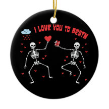 Schattige Ik hou van je tot de dood Valloween Vale