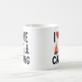 Schattige Ik hou van kamperen Koffiemok (Center)