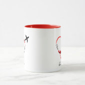 Schattige Ik hou van Mijn Piloot, Vliegtuig & Hart Mok (Midden)