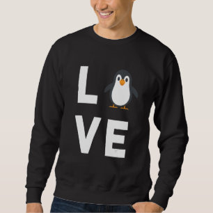 Schattige Ik Hou Van Pinguïns Vogel Humor Grappig Trui