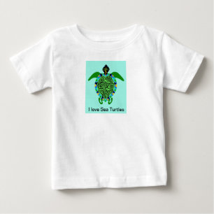 Schattige Ik hou van Zee SCHILDPADDEN - Dierlijke