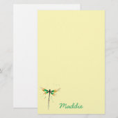 Schattige illustratie van waterverf briefpapier (Voorkant / Achterkant)