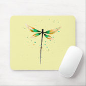 Schattige illustratie van waterverf muismat (Met muis)