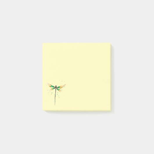 Schattige illustratie van waterverf post-it® notes (Voorkant)