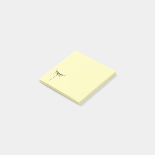 Schattige illustratie van waterverf post-it® notes (Schuin)