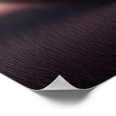 Schattige in een roze trui poster (Hoek)