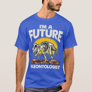 Schattige in een toekomstige paleontoloog geobsede t-shirt