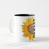 Schattige in een wereld vol oma's wees een gigi tweekleurige koffiemok (Voorkant links)