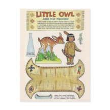 Schattige Indiaanse Art Replica 