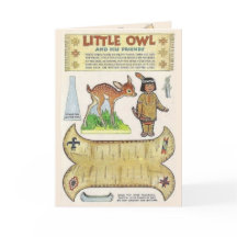 Schattige Indiaanse Art Replica