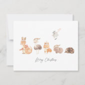 Schattige inheemse Australische dieren Kerstmis Feestdagenkaart (Voorkant)