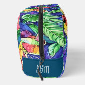 Schattige initialen Vlinders in natuur Bloemen Toilettasje (Rechts)