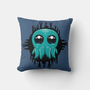 Schattige Inky Baby Octopus Vriend Kussen