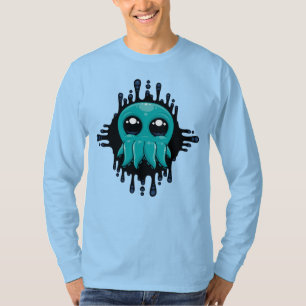 Schattige Inky Baby Octopus Vriend T-shirt