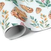 Schattige inpakpapier voor bosgroen (Rol Hoek)