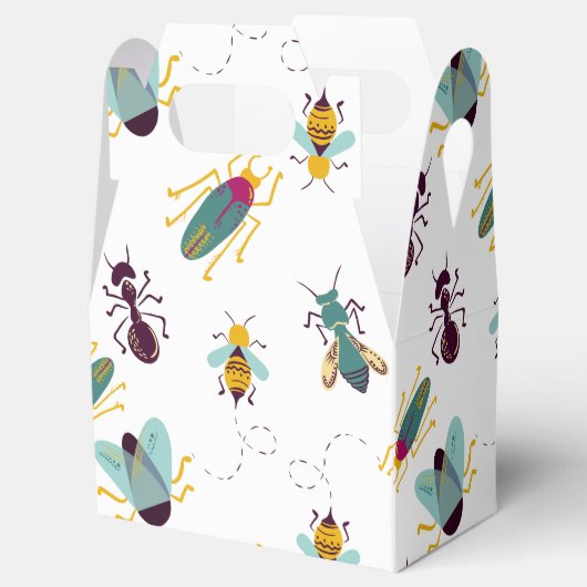schattige insecteninsecten bedankdoosjes (Geopend)
