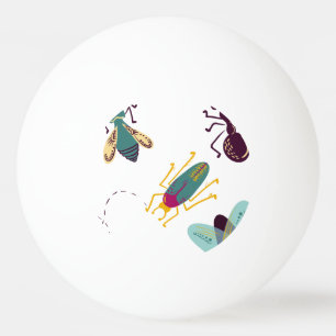schattige insecteninsecten pingpongbal