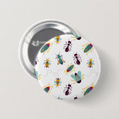 schattige insecteninsecten ronde button 5,7 cm (Voorkant /achterkant)