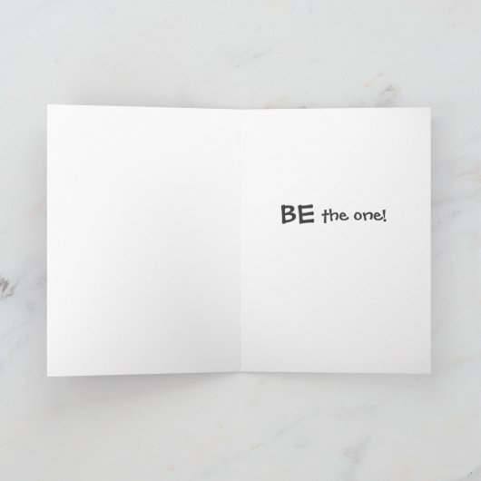 Schattige Inspirerend "Altijd een" Cartoon Groet Kaart (Binnen)