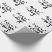 Schattige Inspirerend Positivity Quote Cadeaupapier (Hoek)