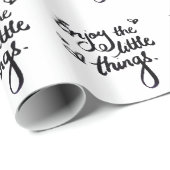 Schattige Inspirerend Positivity Quote Cadeaupapier (Rol Hoek)