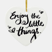 Schattige Inspirerend Positivity Quote Keramisch Ornament (Voorkant)