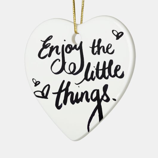 Schattige Inspirerend Positivity Quote Keramisch Ornament (Links)