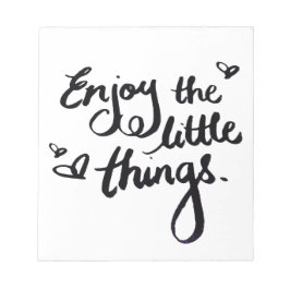 Schattige Inspirerend Positivity Quote Notitieblok