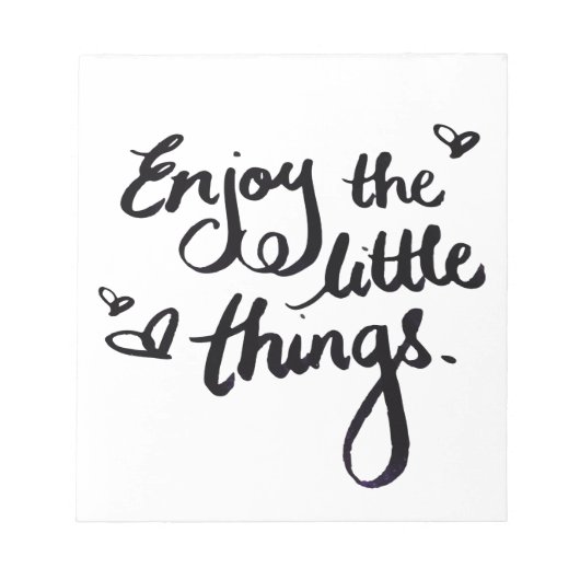 Schattige Inspirerend Positivity Quote Notitieblok (Voorkant)