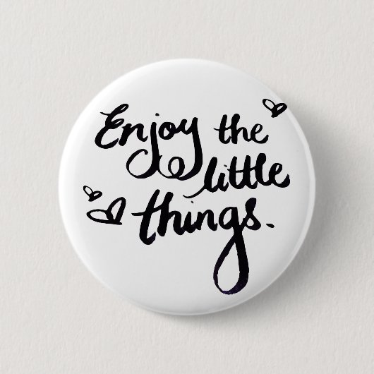 Schattige Inspirerend Positivity Quote Ronde Button 5,7 Cm (Voorkant)