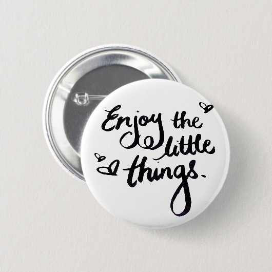 Schattige Inspirerend Positivity Quote Ronde Button 5,7 Cm (Voorkant /achterkant)