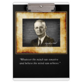 Schattige inspirerende Napoleon Hill klembord (Voorkant)