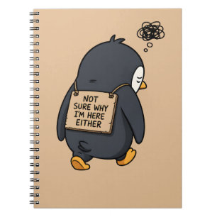 Schattige introverte humor notitieboek