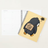 Schattige introverte humor planner (Display)