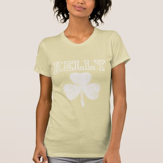 Schattige Irish Shamrock Kelly t shirt (Voorkant)